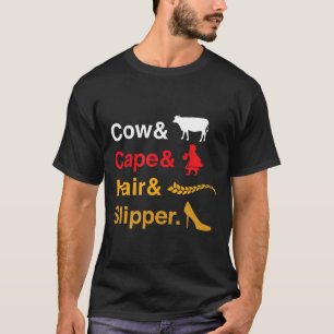 Kuh Cape Haar Amp Pantoffel High School Theater Mu T-Shirt