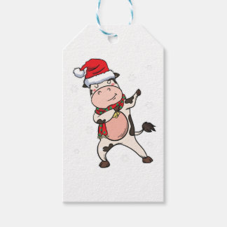 Kuh Dabbing Weihnachten Weihnachten Geschenkanhänger