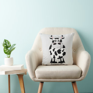 Kuh-Design personalisiert Kissen
