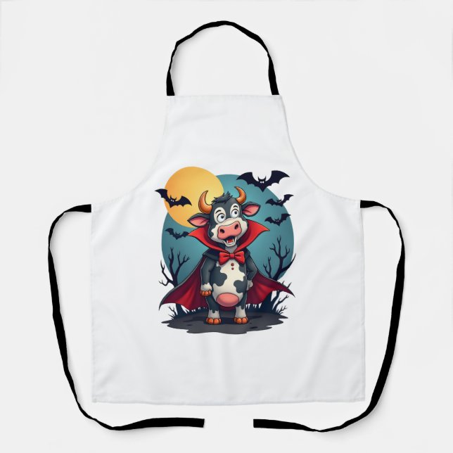 Kuh Dracula Rises Schürze (Vorderseite)