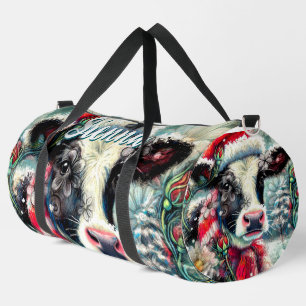 Kuh Dreaming der wärmeren Zeiten Blüten Personalis Duffle Bag