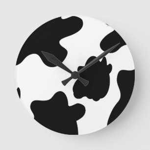 Kuh-Druck-Wanduhr Runde Wanduhr