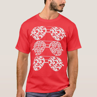 Kuh drucken Coole Sonnenbrille Tierisches Kuh Must T-Shirt