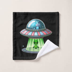 Kuh entführt Alien Waschlappen