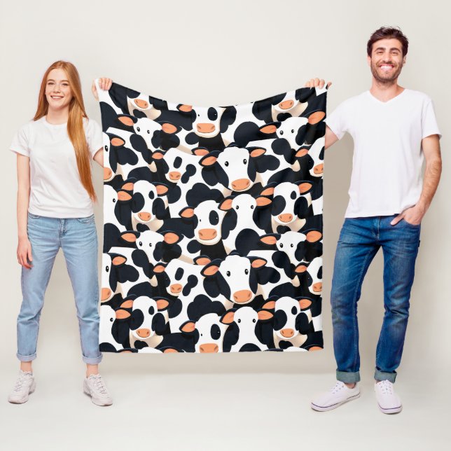 Kuh Erwachsener Fleece Blanket (Beispiel)