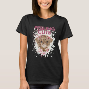 KUH FÜR FRAUEN MÄDCHEN HIGHLAND KUH FÜHLEN SÜß BOH T-Shirt