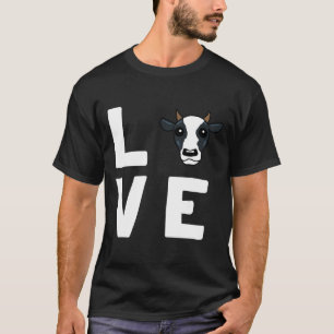 Kuh für Landwirt und Tier Ich betreibe eine Ranch T-Shirt