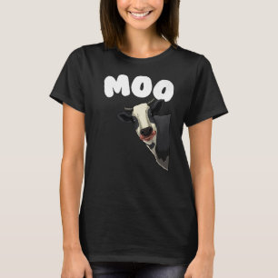 Kuh für Männer Frauen Bauer Milchviehbetrieb T-Shirt