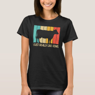 Kuh für Männer Frauen landwirtschaftliches Tier Ku T-Shirt