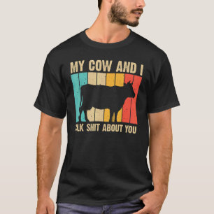 Kuh für Männer Frauen Rinderwadenfutter Bauer 1 T-Shirt
