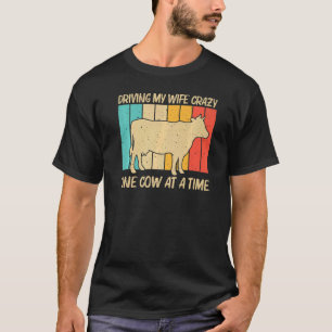 Kuh für Männer Jungen Kuh Bauer Milchwirtschaft T-Shirt