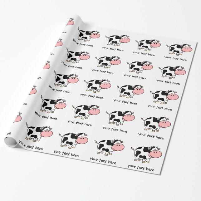 Kuh Geschenkpapier (Ungerollt)