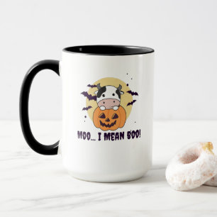 Kuh Ghost Niedlich Kawaii Halloween Moo I Gemein B Tasse