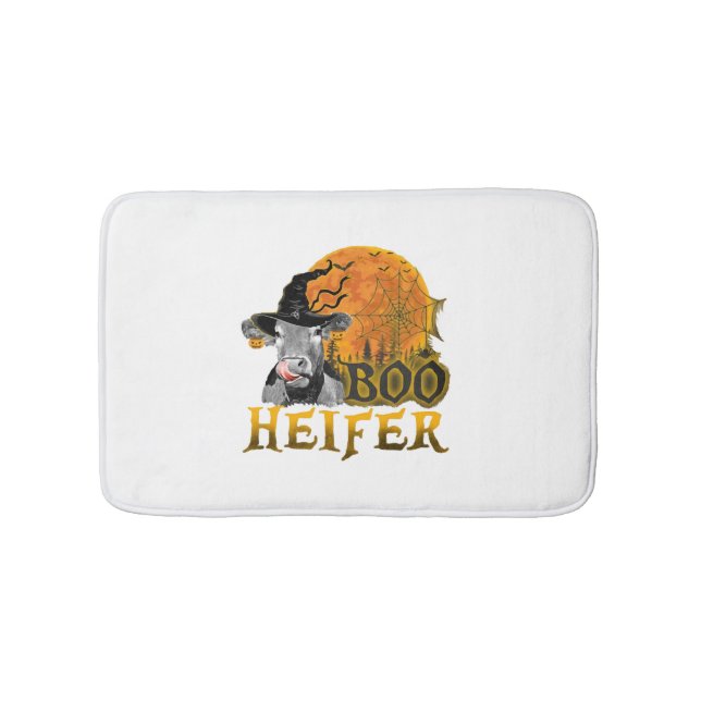 Kuh Halloween Badematte (Vorderseite)