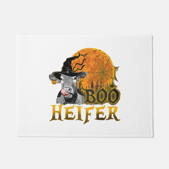 Kuh Halloween Fußmatte (Vorderseite)