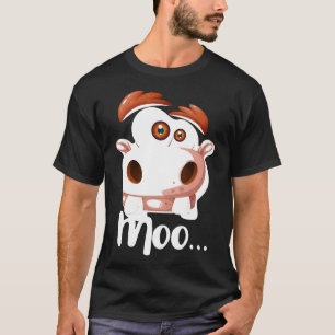 Kuh Halloween Kostüm Moo Tiere Bauernhof Kinder Mä T-Shirt