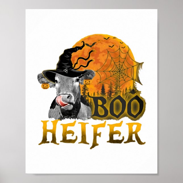 Kuh Halloween Poster (Vorne)