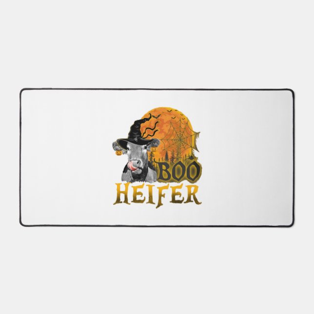 Kuh Halloween Schreibtischunterlage (Vorderseite)