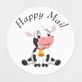 Kuh Happy Mail Labels Etiketten