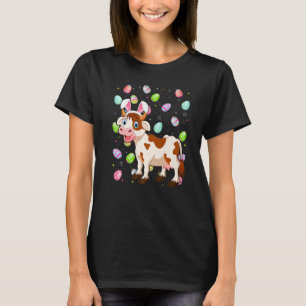 Kuh-Häschen-Oster-Ei Kuh-Ostersonntag T-Shirt