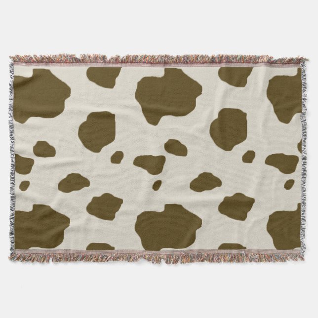 KUH-HAUT-Braun Decke (Vorderseite)