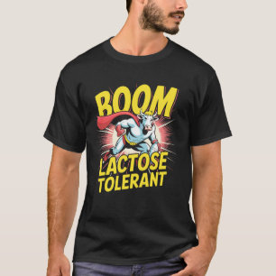 Kuh Held Milch Liebhaber Laktose Tolerant T-Shirt