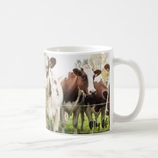 Kuh-Herden-Gruppen-Foto-Tasse Kaffeetasse