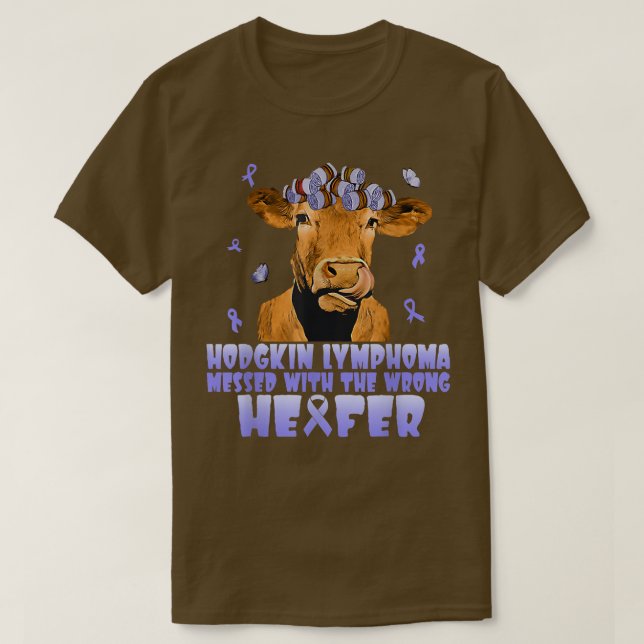 Kuh-Hodgkin-Lymphom aus der falschen Höhe  T-Shirt (Design vorne)