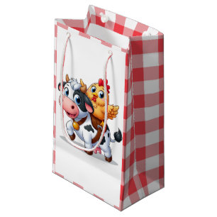 Kuh/Huhn niedlich Cartoon Kleine Geschenktüte
