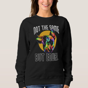 Kuh Hund Vegan Fleisch ohne Vegetarier Vegetarismu Sweatshirt
