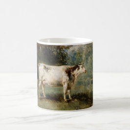 Kuh in einer ländlichen Landschaft (Zuchttier) Kaffeetasse