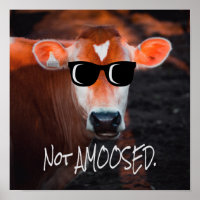 Kuh in Sonnenbrille nicht a MOOsed Niedlich Funny
