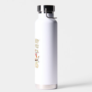 Kuh _ Jungen & Kleinkind, nur ein Junge, der Kühe Trinkflasche