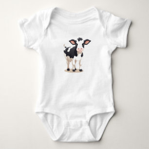 Kuh, Kalb, Kälber, Landtiere Baby Strampler