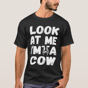 Kuh-Kostüm-Gruppe Einfaches Outfit für Halloween S T-Shirt