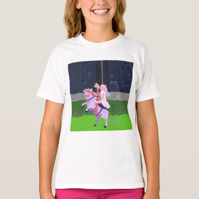 Kuh Krieger T-Shirt (Vorderseite)