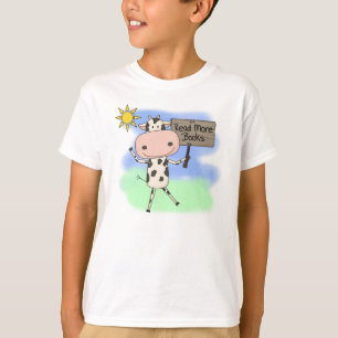 Kuh las mehr Bücher T-Shirt