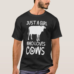 Kuh Liebes Mädchen T-Shirt