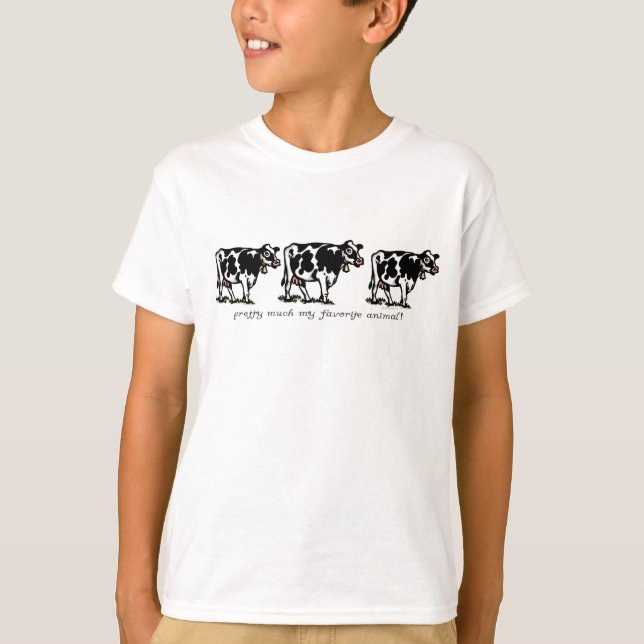 Kuh-Liebhaber-Shirt T-Shirt (Vorderseite)