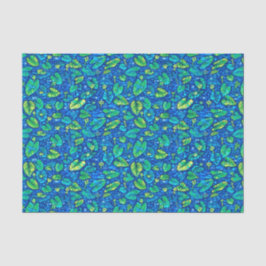 Kuh Lilien, Spatterdock Sommerteich Blumenmuster Seidenpapier