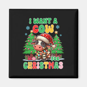 Kuh Lover Mama Weihnachten Weihnachten Weihnachten Magnet