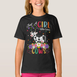 Kuh Lover nur ein Mädchen, das Kühe Liebe T-Shirt