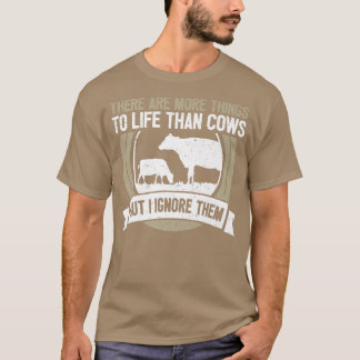 Kuh Lover Rind Bauer Sprichwort Kuh T-Shirt