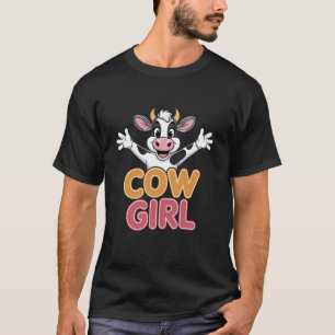 Kuh Mädchen Kinder Kühe Bekleidung Bauernhof Jugen T-Shirt