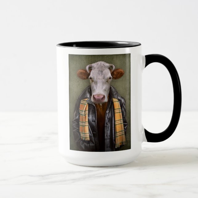 Kuh-Mann Tasse (Rechts)