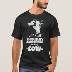 Kuh-Menschen-Kostüm Süße Kühe Tier Bauer T-Shirt