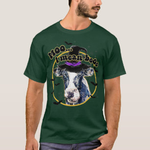 Kuh Moo I Gemein Boo Halloween Fall für Bauer T-Shirt