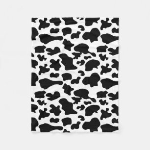 Kuh-Muster-Decke Fleecedecke