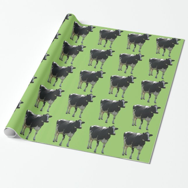 Kuh-Muster Geschenkpapier (Ungerollt)