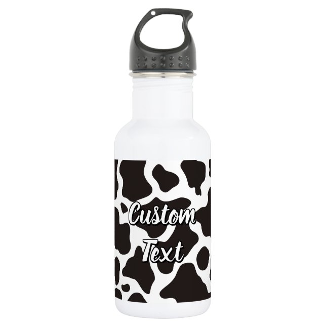 Kuh Muster Wasserflasche (Vorderseite)